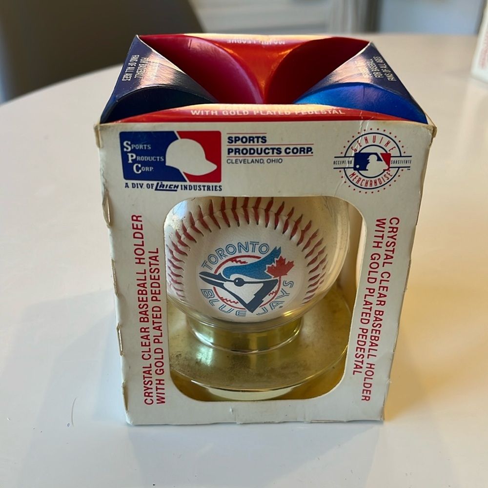1990’s Toronto Blue Jays Honda Facsimile Autograph Team Signed Baseball In Box